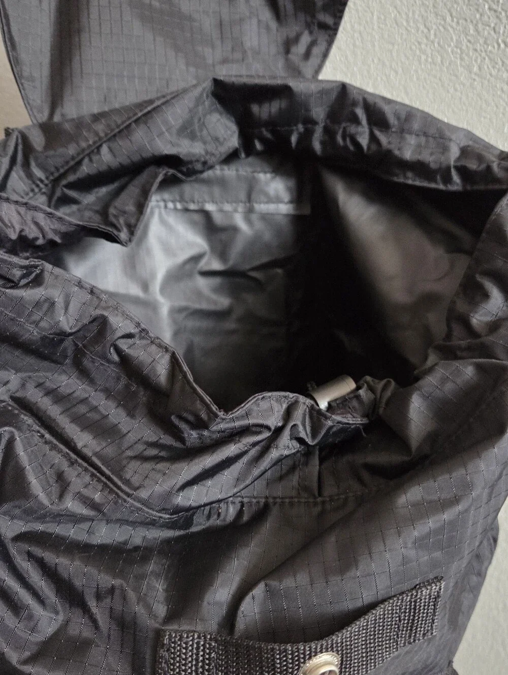 Baggallini Zip-Out Packable Backpack Black Nylon Travel Daypack